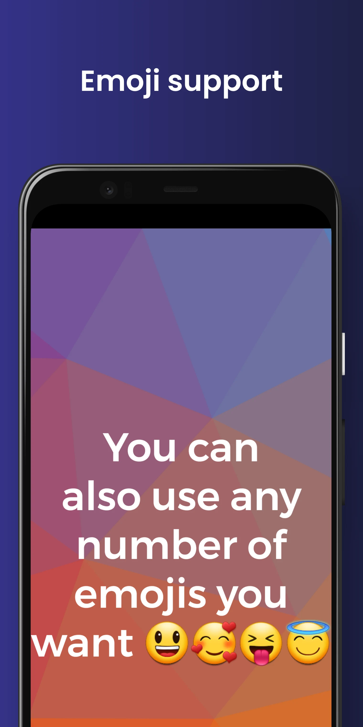 Make it big - Large text screenshot
